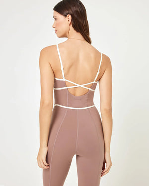 ACE JUMPSUIT - FAWN/CREME