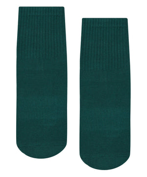 CREW NON SLIP GRIP SOCKS IN FOREST GREEN