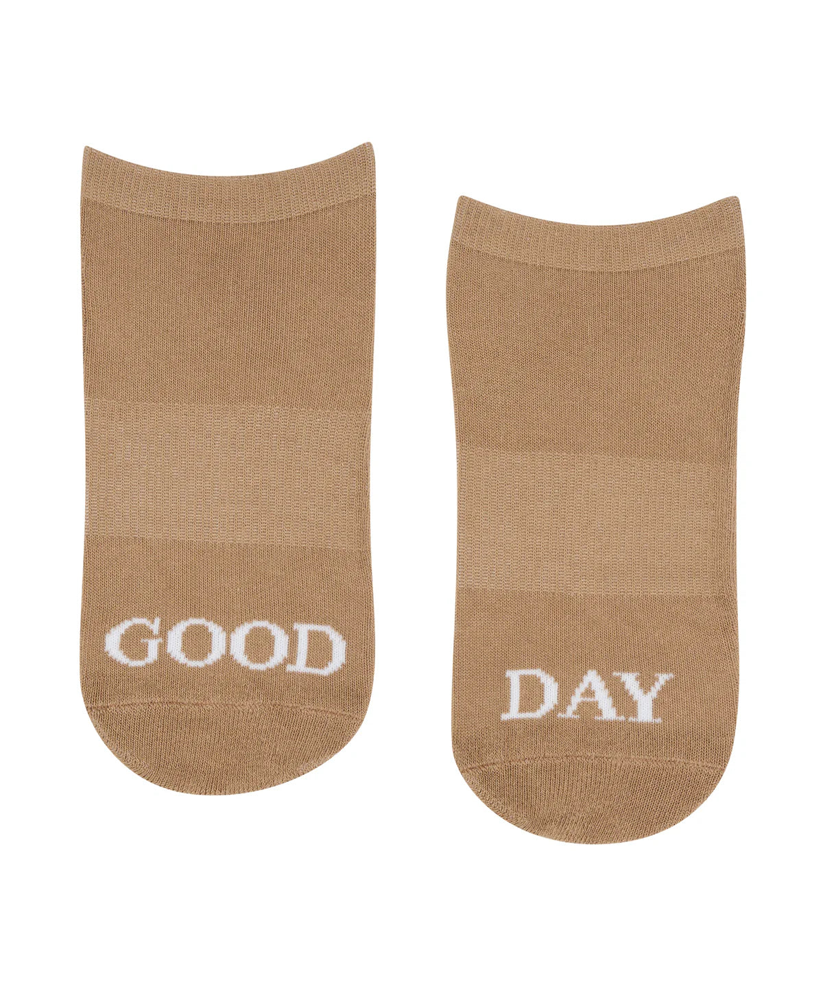 CLASSIC LOW RISE NON SLIP GRIP SOCKS - GOOD DAY BEIGE