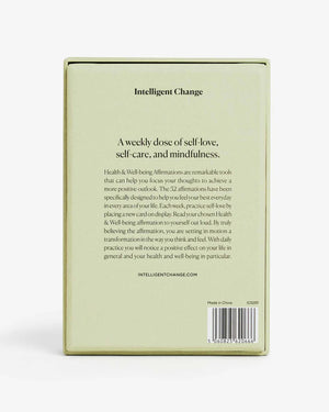 HEALTH AND WELL-BEING AFFIRMATION CARDS