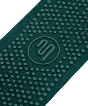BALLET NON SLIP GRIP SOCKS FOREST GREEN