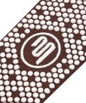 CREW NON SLIP GRIP SOCKS PILATES CLUB BROWN