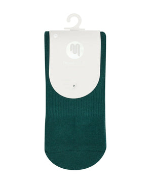 CREW NON SLIP GRIP SOCKS IN FOREST GREEN