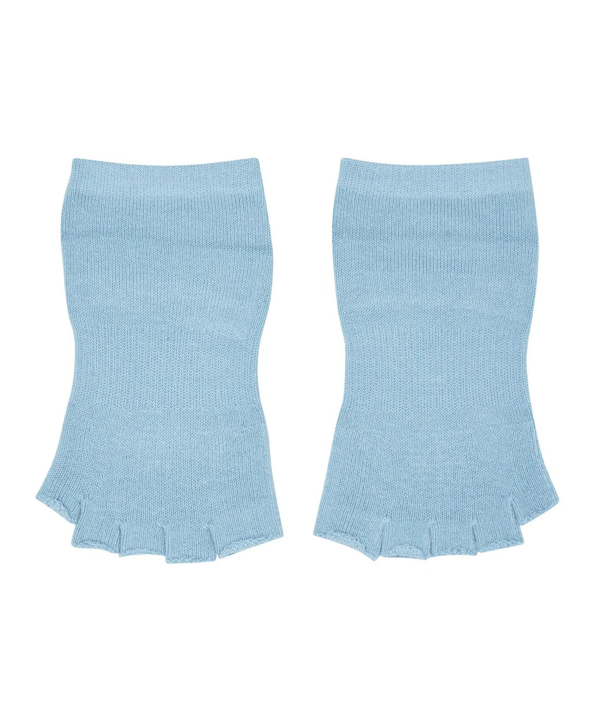 TOELESS NON SLIP GRIP SOCKS BLUE