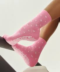 CREW NON SLIP GRIP SOCKS SPECKLED CANDY