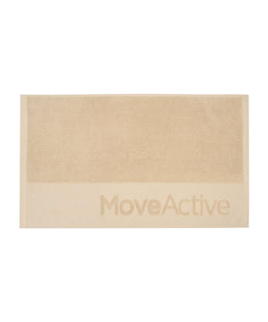WORKOUT TERRY TOWEL - ALMOND