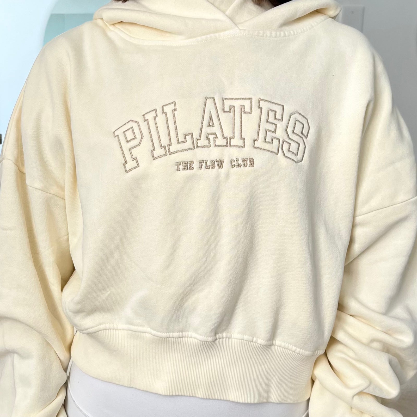 PILATES CROPPED HOODIE