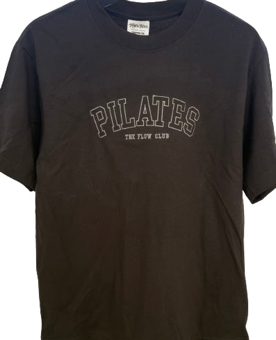 Pilates Varsity T Shirt Dark Grey