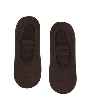 BALLET NON SLIP GRIP SPCKS CHOCOLATE