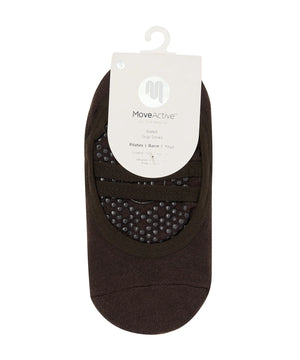 BALLET NON SLIP GRIP SPCKS CHOCOLATE