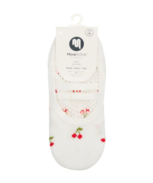 BALLET NON SLIP GRIP SOCKS CHERRY POP