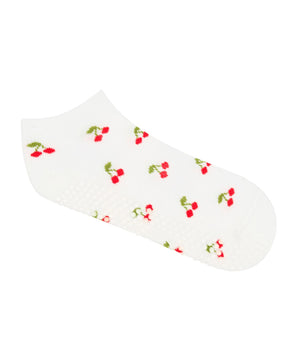 CLASSIC LOW RISE GRIP SOCKS CHERRY POP