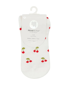 CREWW NON SLIP GRIP SOCKS CHERRY POP