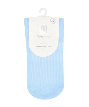CREW NON SLIP GRIP SOCKS VINTAGE BABY BLUE