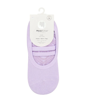 BALLET NON SLIP GRIP SOCKS LAVENDER HAZE