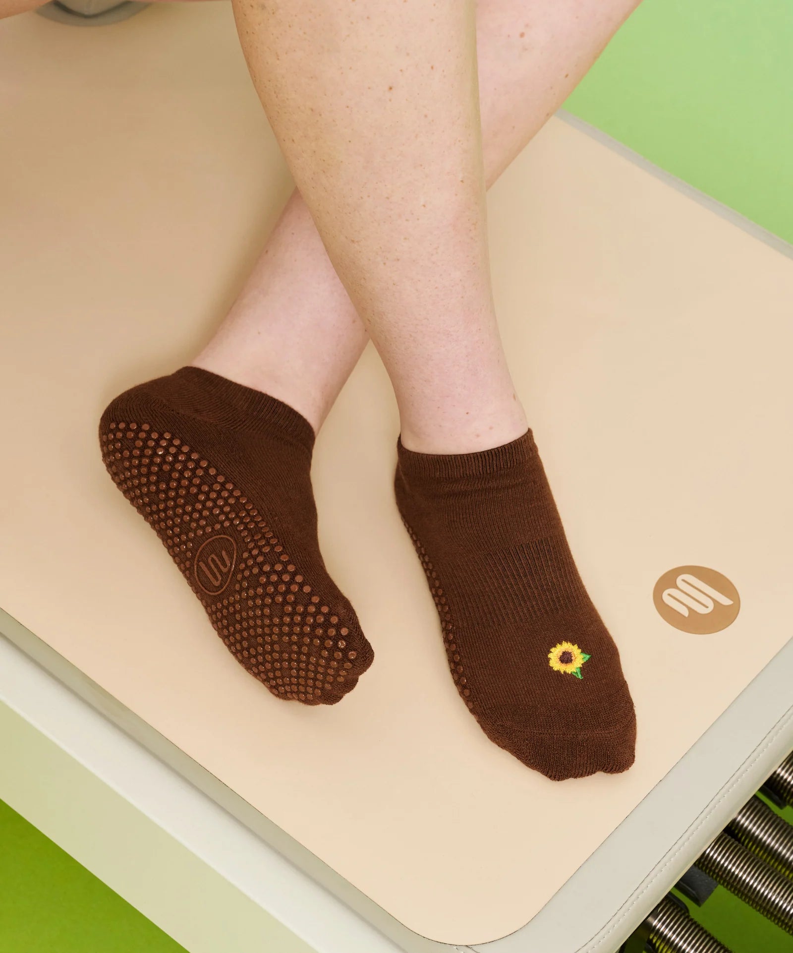 CLASSIC LOW RISE GRIP SOCKS SUNFLOWER FIELDS