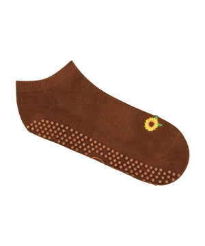 CLASSIC LOW RISE GRIP SOCKS SUNFLOWER FIELDS