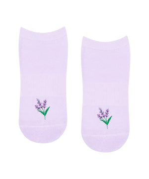 CLASSIC LOW RISE GRIP SOCKS LAVENDER HAZE