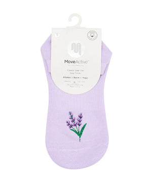 CLASSIC LOW RISE GRIP SOCKS LAVENDER HAZE