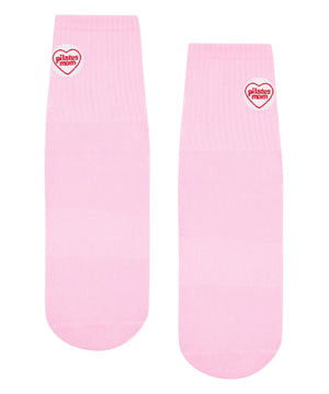 CREW NON SLIP GRIP SOCKS PILATES MOM