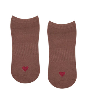 CLASSIC LOW RISE GRIP SOCKS HEARTFELT