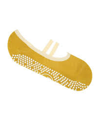 BALLET NON SLIP GRIP SOCKS AMBER