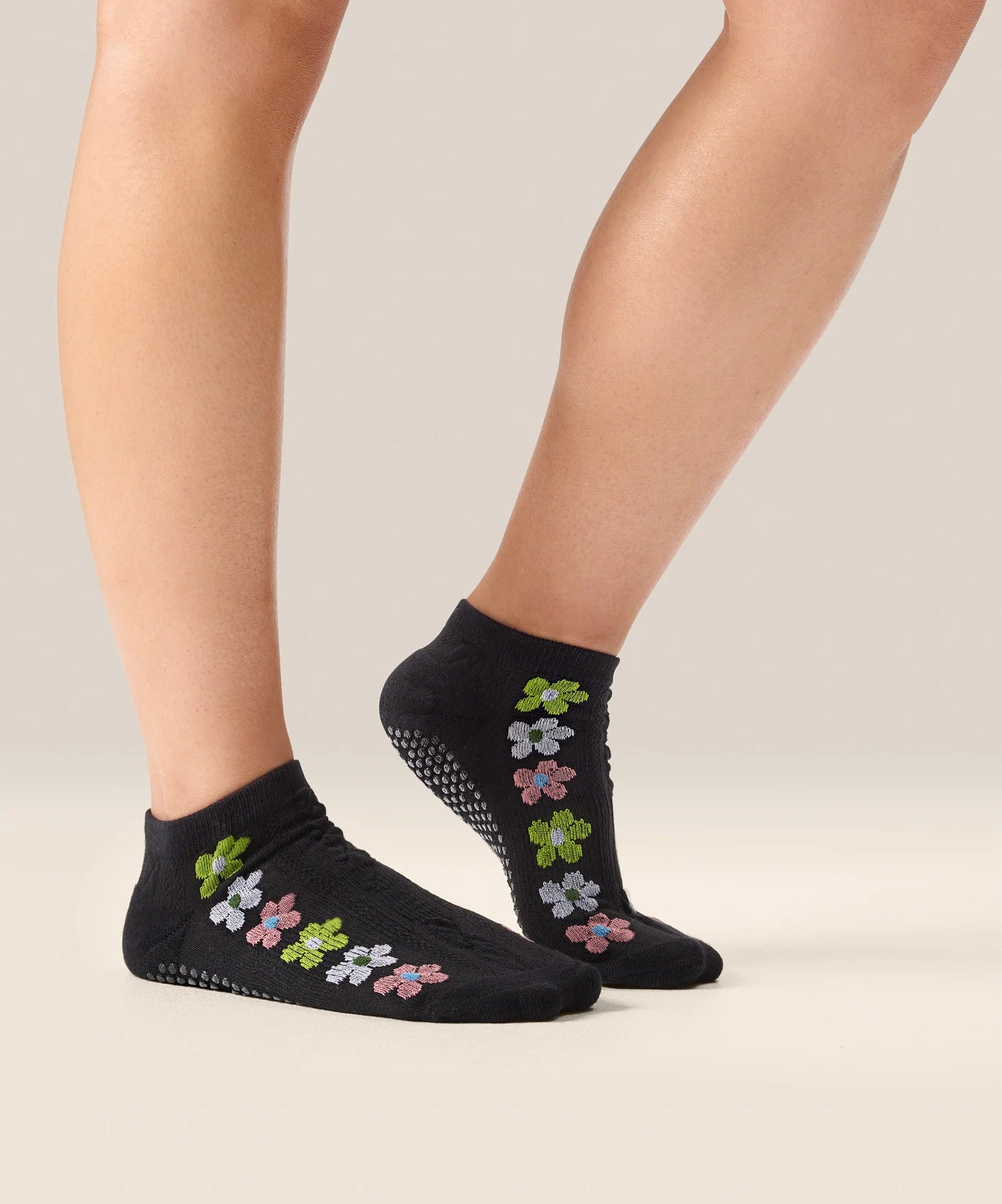 CLASSIC LOW RISE GRIP SOCKS FIESTA MIDNIGHT