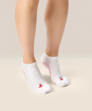 CLASSIC LOW RISE GRIP SOCKS SPICY CHILLI