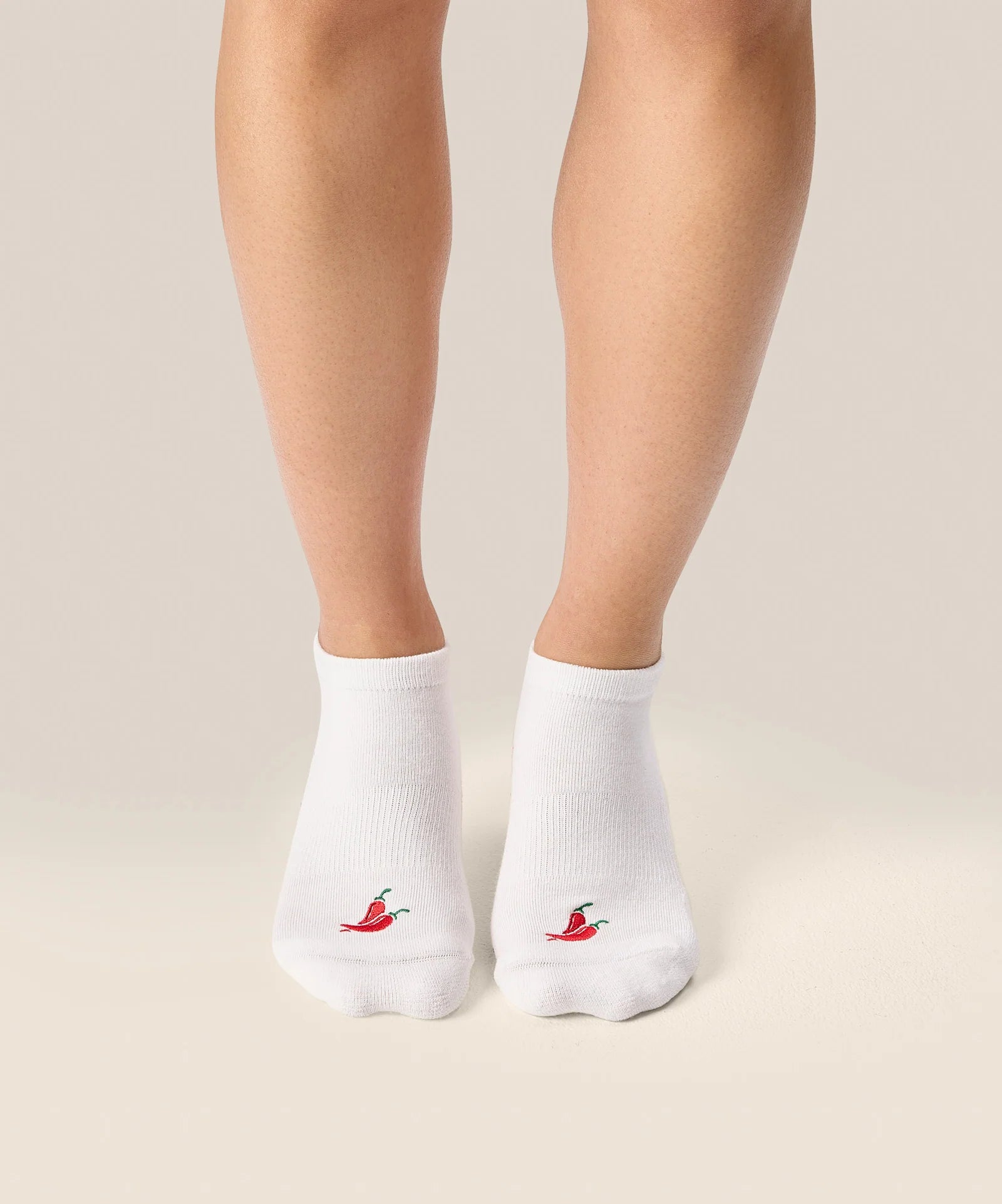 CLASSIC LOW RISE GRIP SOCKS SPICY CHILLI