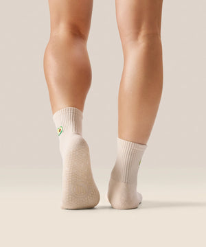 CREW NON SLIP GRIP SOCKS AVOCADO
