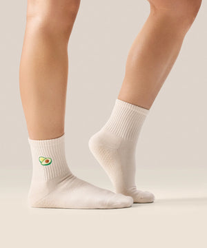 CREW NON SLIP GRIP SOCKS AVOCADO