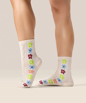 CREW NON SLIP GRIP SOCKS FIESTA BLANCA