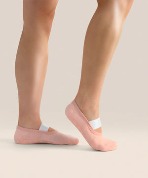 BALLET NON SLIP GRIP SOCKS FONDANT PINK