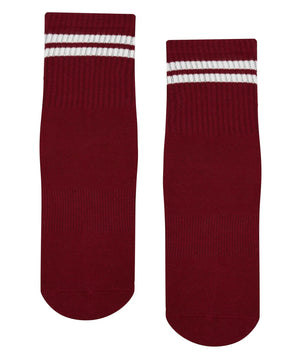 CREW NON SLIP GRIP SOCKS CRIMSON DREAM