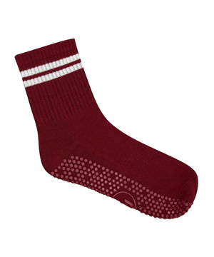 CREW NON SLIP GRIP SOCKS CRIMSON DREAM