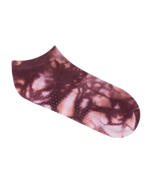 CLASSIC LOW RISE GRIP SOCKS KAKADU PLUM TIE-DYE
