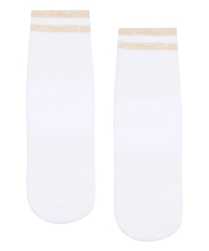 CREW NON SLIP GRIP SOCKS NEON NIGHT STRIPES