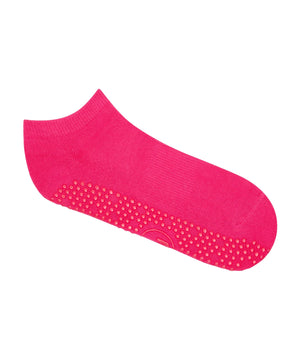 CLASSIC LOW RISE GRIP SOCKS NEON PINK