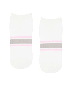CLASSIC LOW RISE GRIP SOCKS 80’s STRIPE