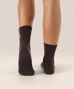 CREW NON SLIP GRIP SOCKS COFFEE LOVER