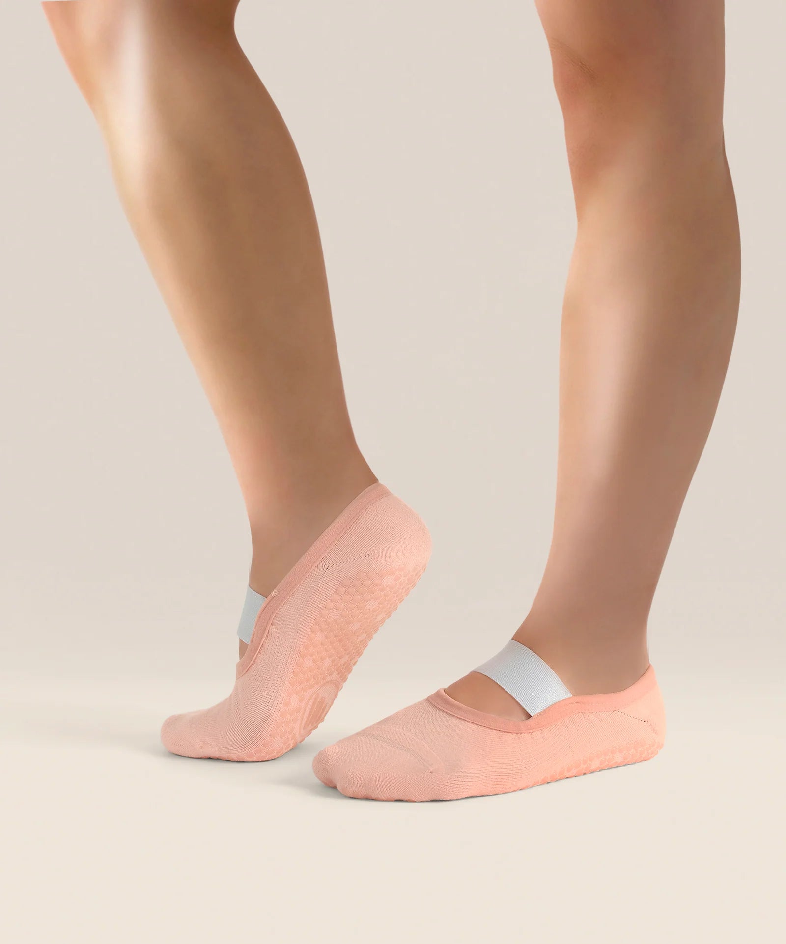 BALLET NON SLIP GRIP SOCKS FONDANT PINK