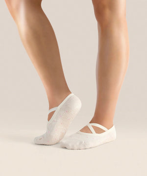 BALLET NON SLIP GRIP SOCKS FONDANT SPOTS