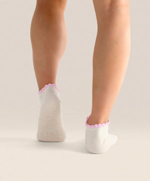 CLASSIC LOW RISE GRIP SOCKS FONDANT SPOTS