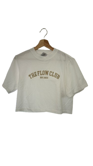 THE FLOW CLUB CROPPED TEE