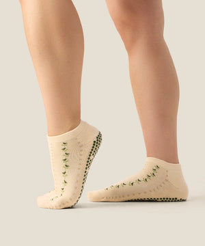 LOW RISE GRIP SOCKS WILDFLOWER VINE
