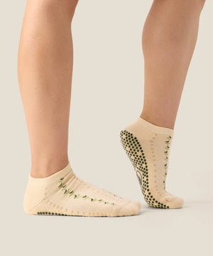 LOW RISE GRIP SOCKS WILDFLOWER VINE