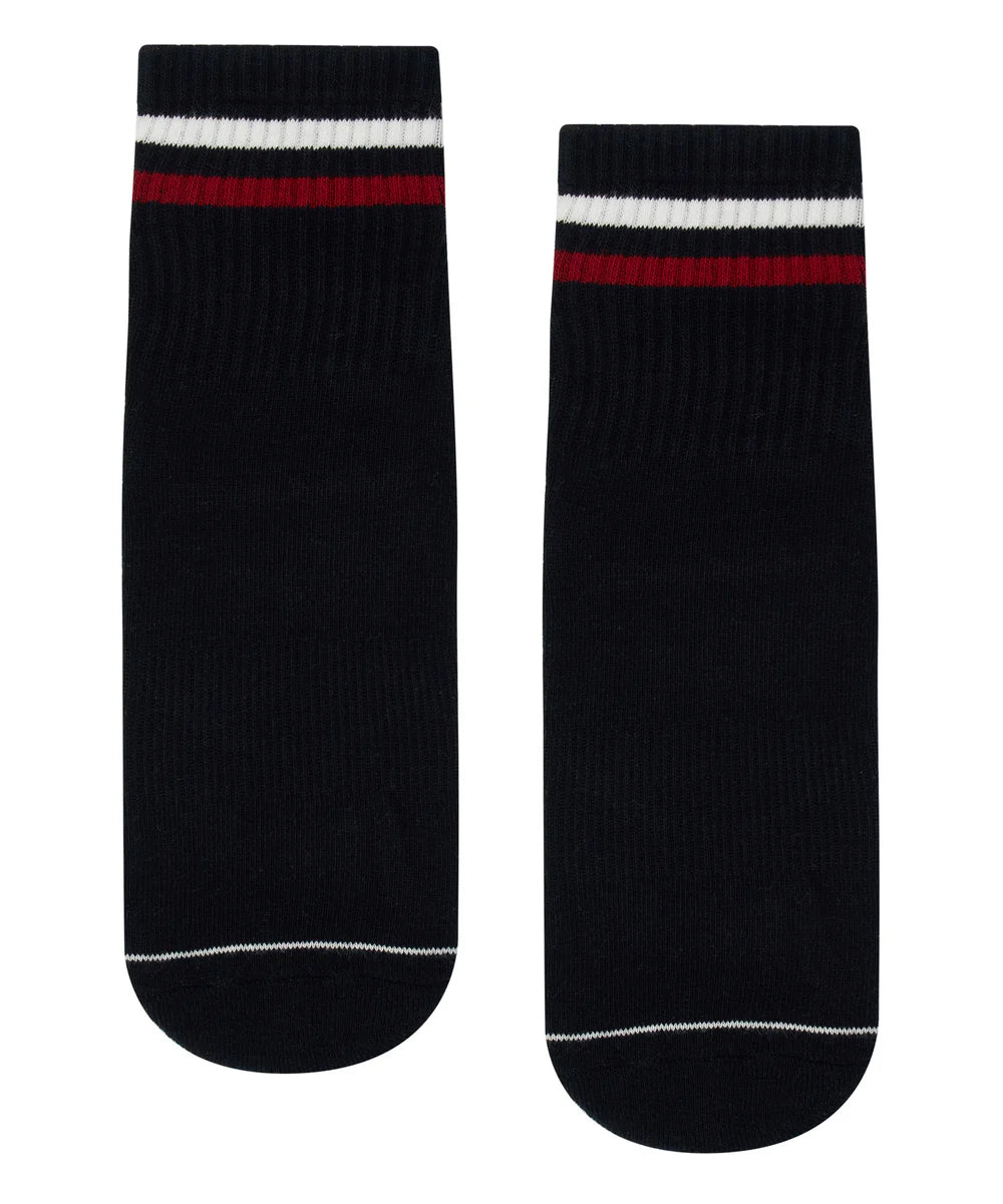 CREW NON SLIP GRIP SOCKS - POLO STRIPE NAVY