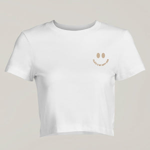 Pilates Is My Happy Hour Cropped Shirt