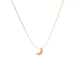 Solid Moon Necklace